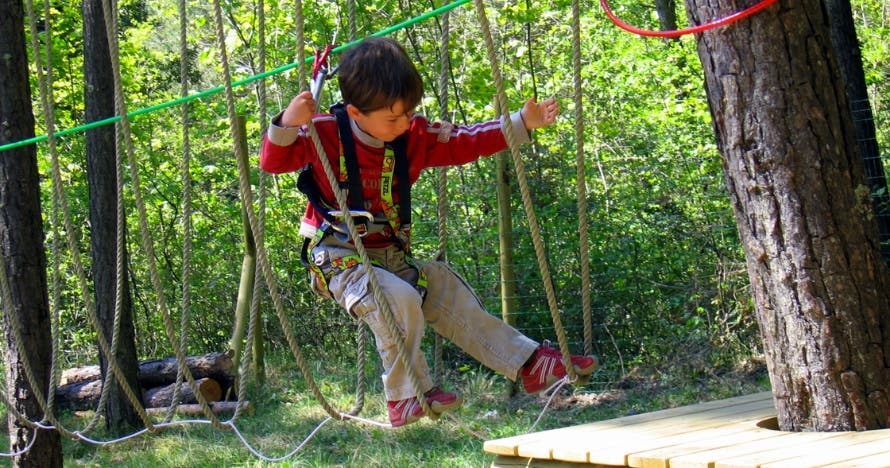 ¡Aventura en Pedraforca Parc! Diversión en 7 circuitos en los árboles