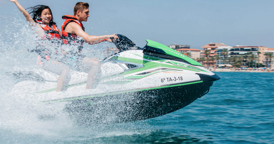 Nàutic Parc: Ruta guiada de jet ski en las playas de Salou