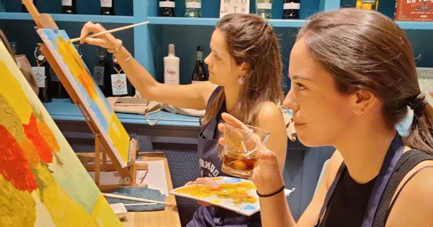 Pintura y vermut: ¡pinta un cuadro y degusta vermut!