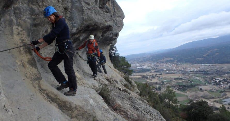 Via ferrata Centelles (Baumes Corcades)