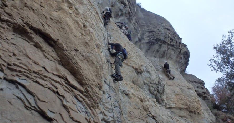 Via ferrata Centelles (Baumes Corcades)