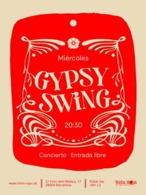 Concierto de Gypsy Swing (Jazz Manouche) + Tapeo
