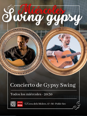 Concierto de Gypsy Swing (Jazz Manouche) + Tapeo