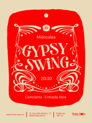 Concierto de Gypsy Swing (Jazz Manouche) + Tapeo