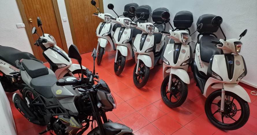 Alquiler de motocicletas en Madrid