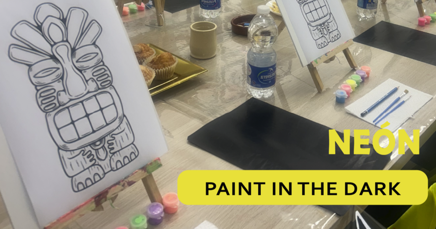 Pintura flúor y estampación: una experiencia única en grupo