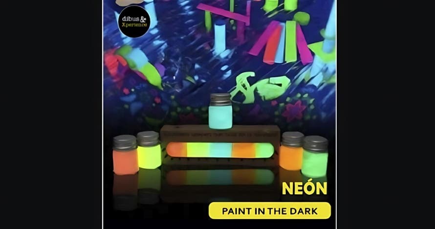 Pintura flúor y estampación: una experiencia única en grupo