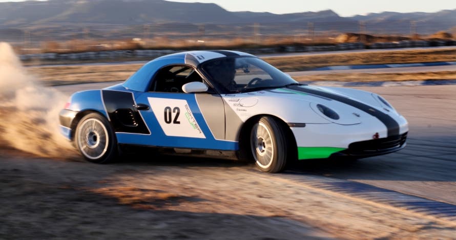 Conducción Drift en un BMW en Circuito Drift Asfalto Brunete