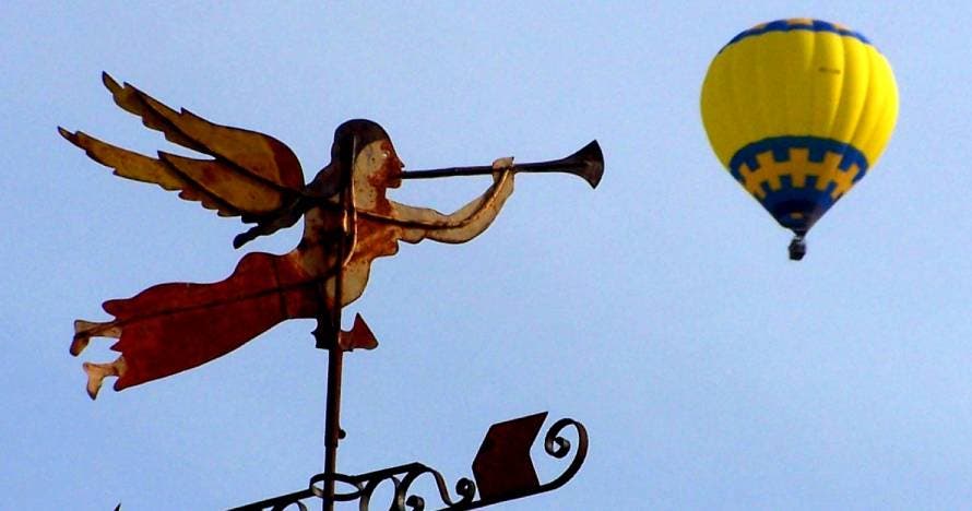Vuelo en Globo: los campos vizcaínos a vista de pájaro