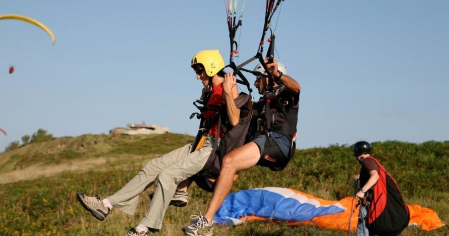 Volar en parapente bi-plaza en Canarias
