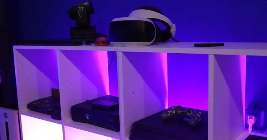 Sala gaming privada con barra libre de palomitas para 5 personas