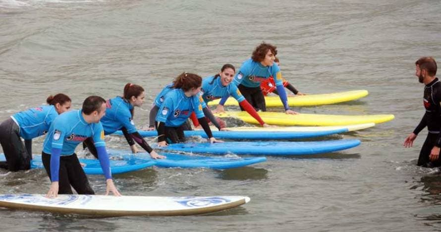 Curso de iniciación al surf Nivel 1