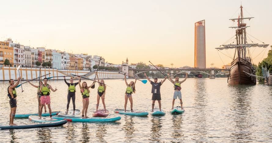 Sevilla: tour de paddle surf de 1 hora y media