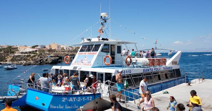 Viaja a la Isla de Tabarca desde Santa Pola