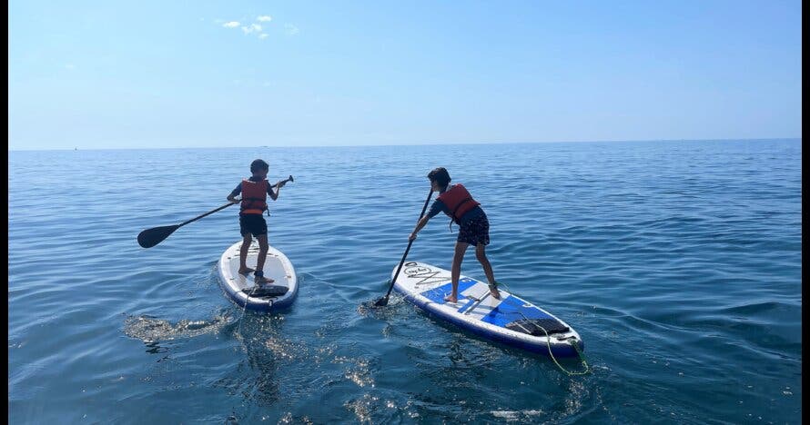 Alquiler de paddle surf 1 hora en Sitges