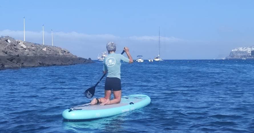 Clase de Paddle Surf en Gran Canaria