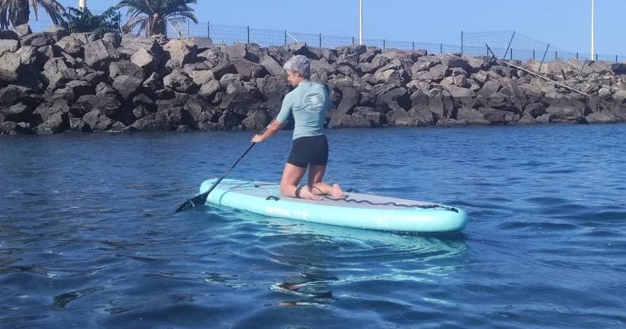 Clase de Paddle Surf en Gran Canaria