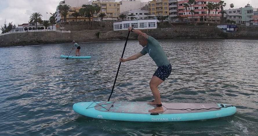Clase de Paddle Surf en Gran Canaria