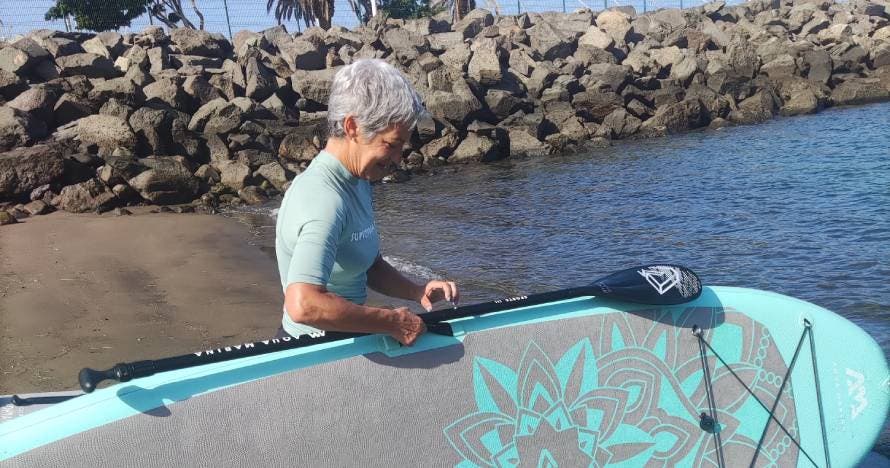 Clase de Paddle Surf en Gran Canaria