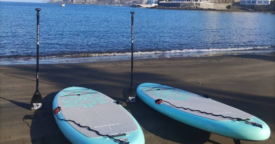 Clase de Paddle Surf en Gran Canaria