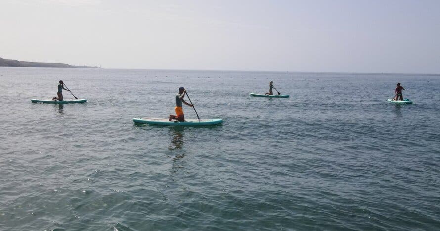 Clase de Paddle Surf en Gran Canaria