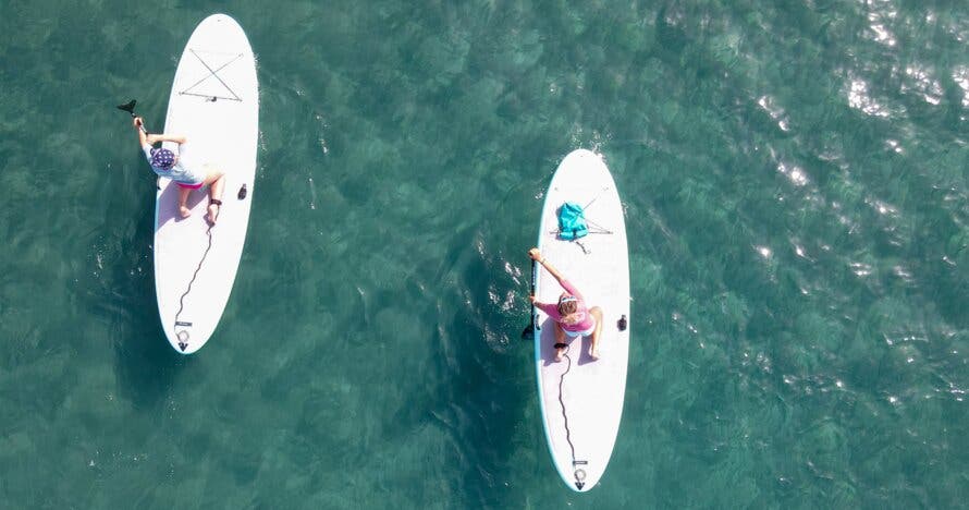 Clase de Paddle Surf en Gran Canaria