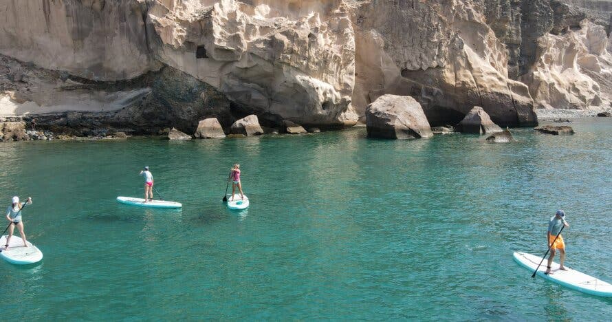 Clase de Paddle Surf en Gran Canaria