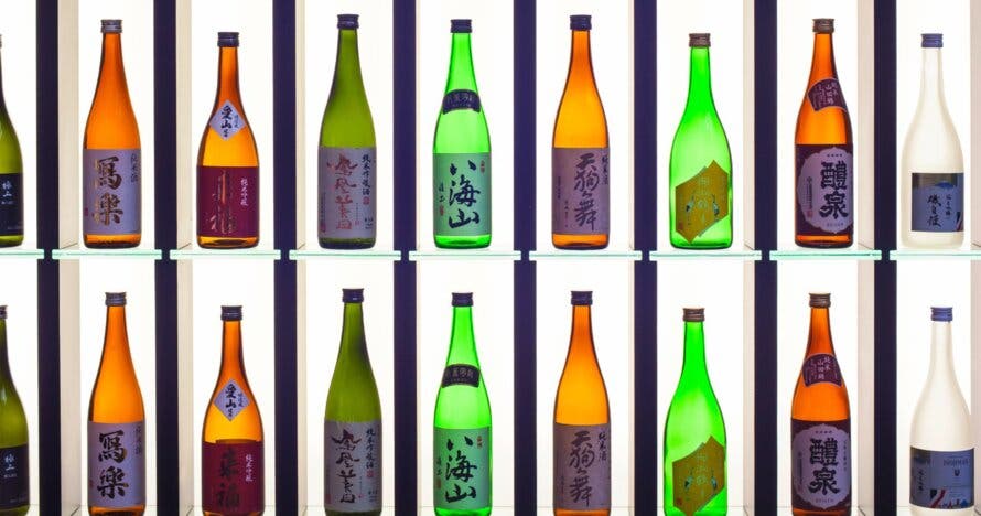 Cata de licores de sake: umeshu y yuzushu. Mercado de la Boqueria