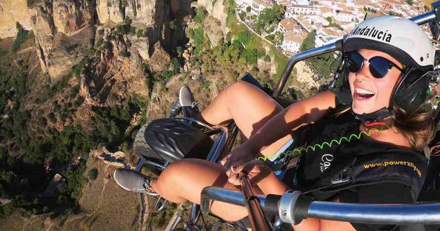 Vuelo a motor en Ronda