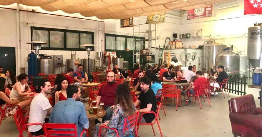 Visita, explicación y cata a La Fábrica de Cerveza  One Beer Madrid