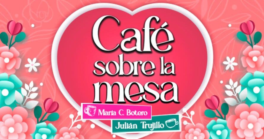 Café sobre la mesa