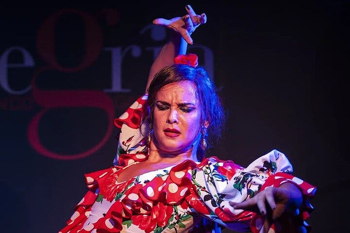 Espectáculo auténtico de flamenco. Alegria y gastronomia Málaga