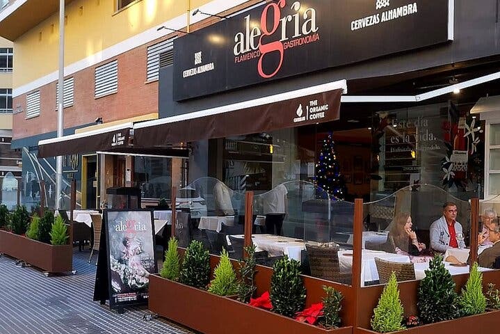 Espectáculo auténtico de flamenco. Alegria y gastronomia Málaga