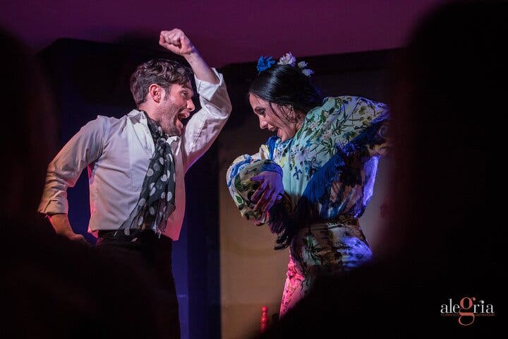 Espectáculo auténtico de flamenco. Alegria y gastronomia Málaga