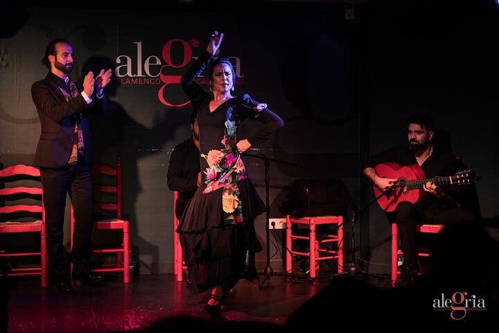 Espectáculo auténtico de flamenco. Alegria y gastronomia Málaga