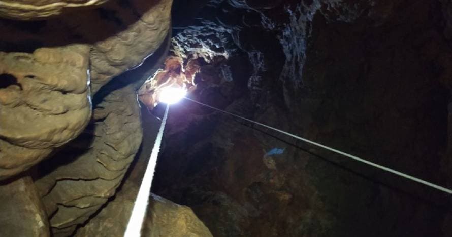 Espeleología Sima Joan Cabeza