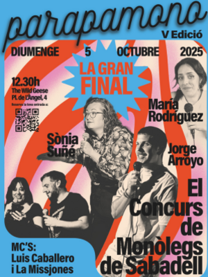 Parapamono - Parapariures25 - Concurso de monólogos cómicos (stand-up)
