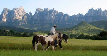 Ruta a caballo por el Parque Natural de Montserrat y visita al rancho