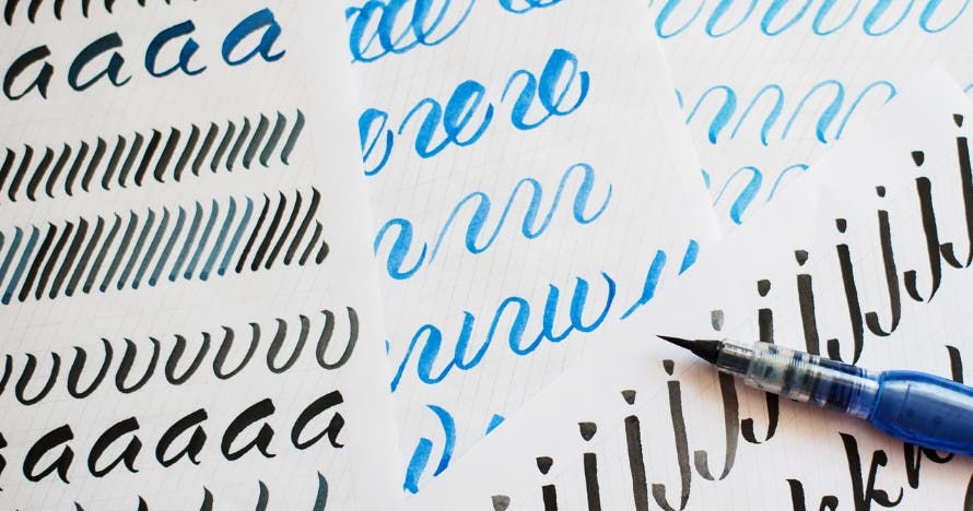 Taller de iniciación lettering online. Nivel principiante