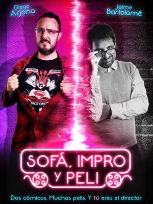 Sofá Impro y peli con Diego Arjona y Jaime Bartolomé