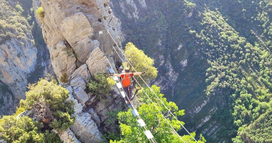 Vía Ferrata Croqueta de Obarra
