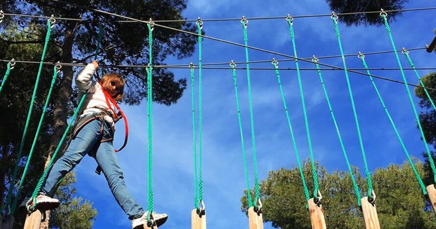 Pack de tirolinas en Bosc Aventura Salou