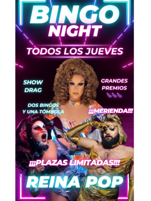 Bingo Show Drag Queen - sesión de los jueves