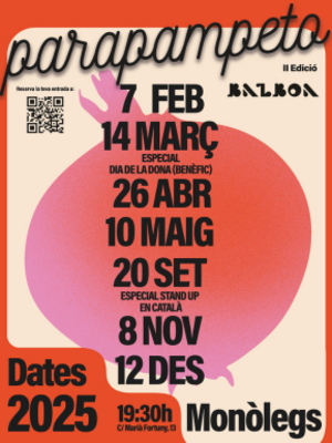 Parapampeto - Parapariures25 - El show mensual de monlogos (stand-up)