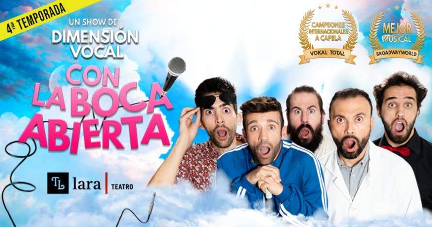 Con la boca abierta - Dimensión Vocal