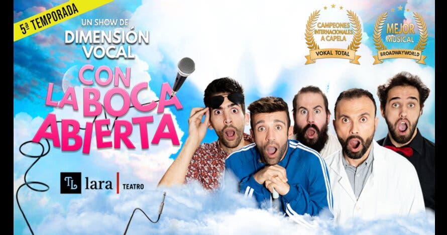 Con la boca abierta - Dimensión Vocal