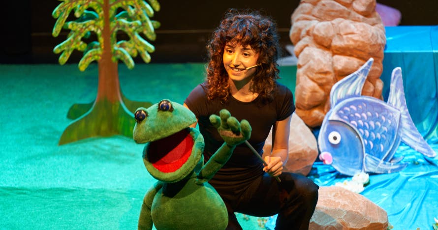 Una rana en la Luna (Teatro para bebés)