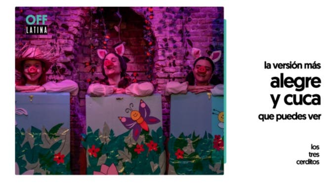 Los tres cerditos: teatro infantil educativo