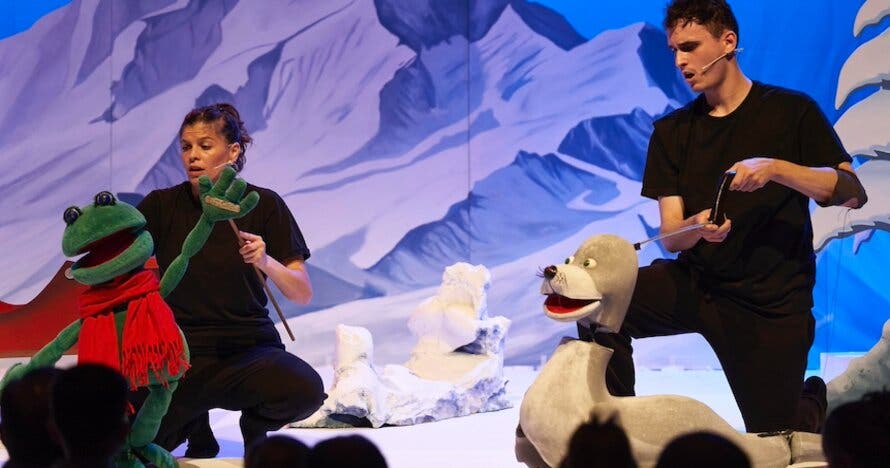 Una rana en el hielo (Teatro para bebés)