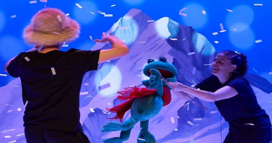 Una rana en el hielo (Teatro para bebés)